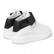 Leather High Top Sneakers (4)