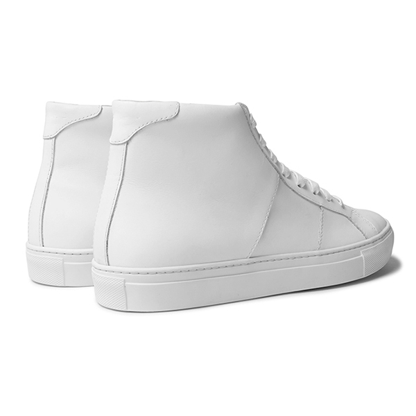 Men's All White High Top Sneakers | Shoe Factory - Shoe Factory | Range