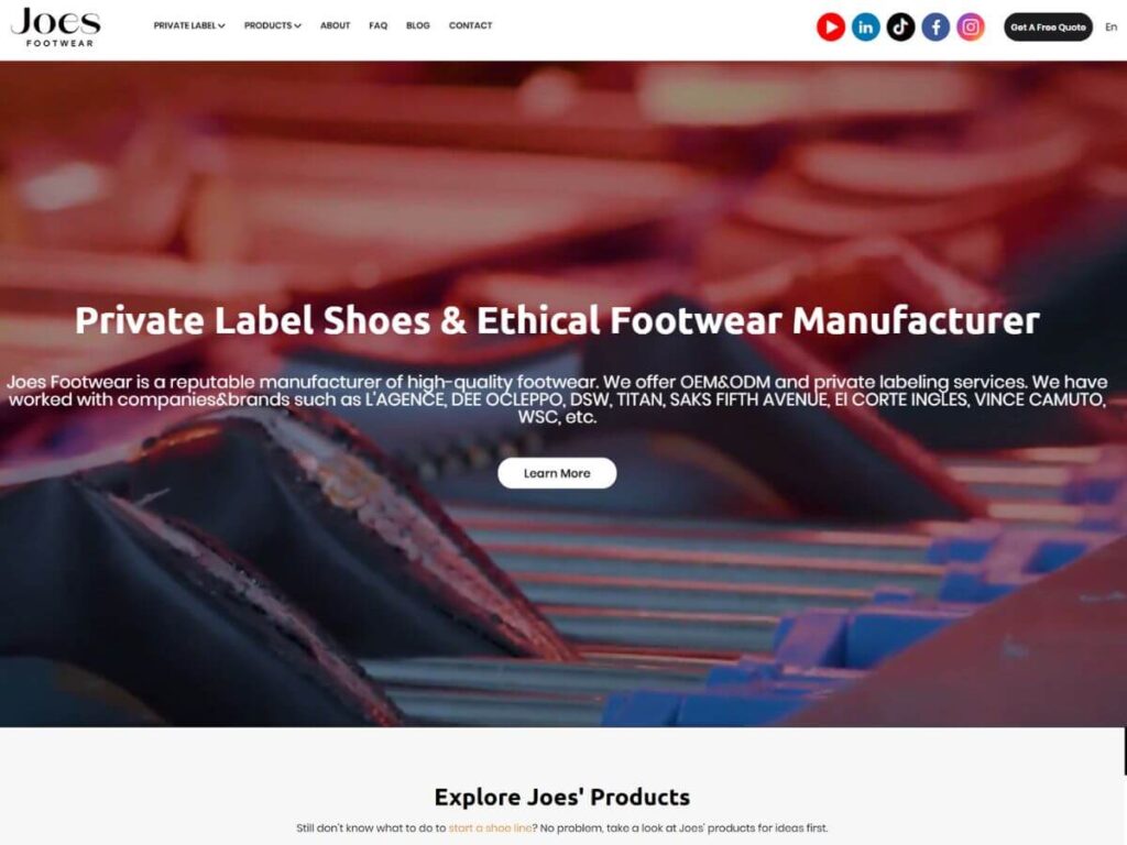 Top 9 Private Label Shoes Manufacturers 6 Top 9 Private Label Shoes Manufacturers 6