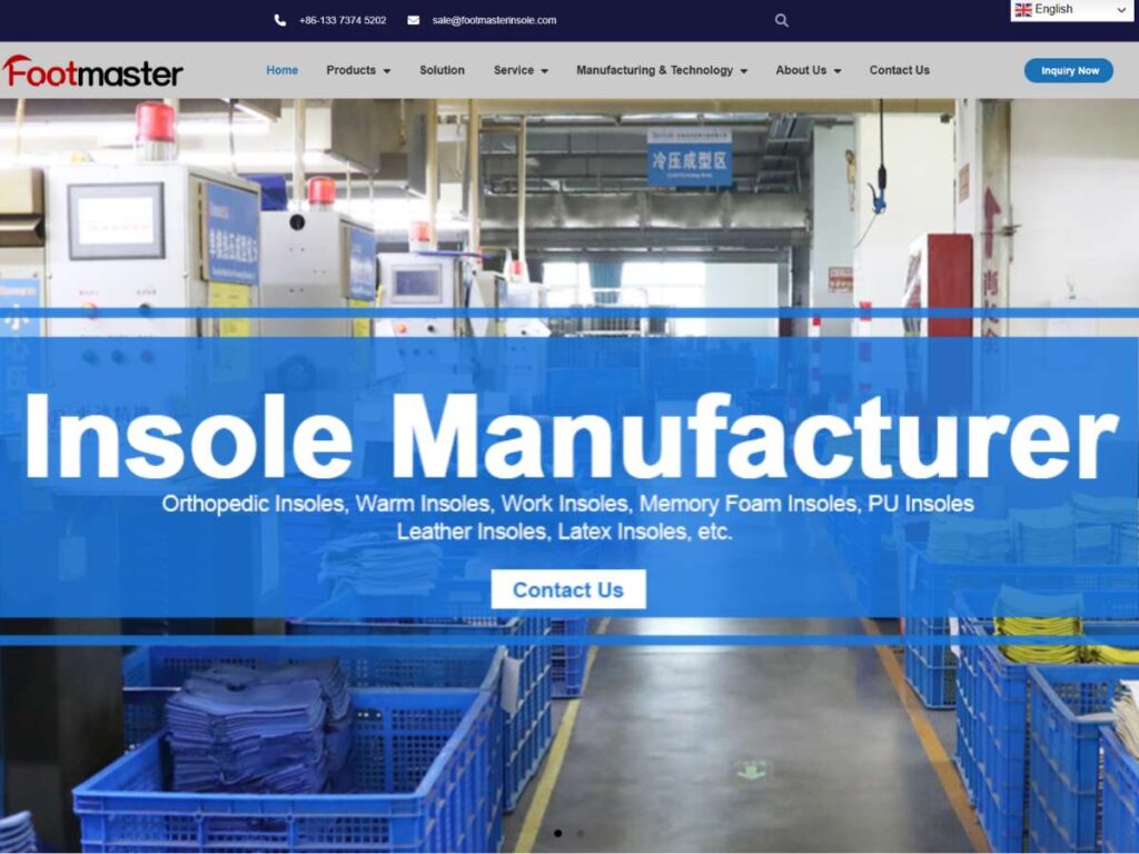 Top 8 Shoe Insole Factories 7 Top 8 Shoe Insole Factories 7